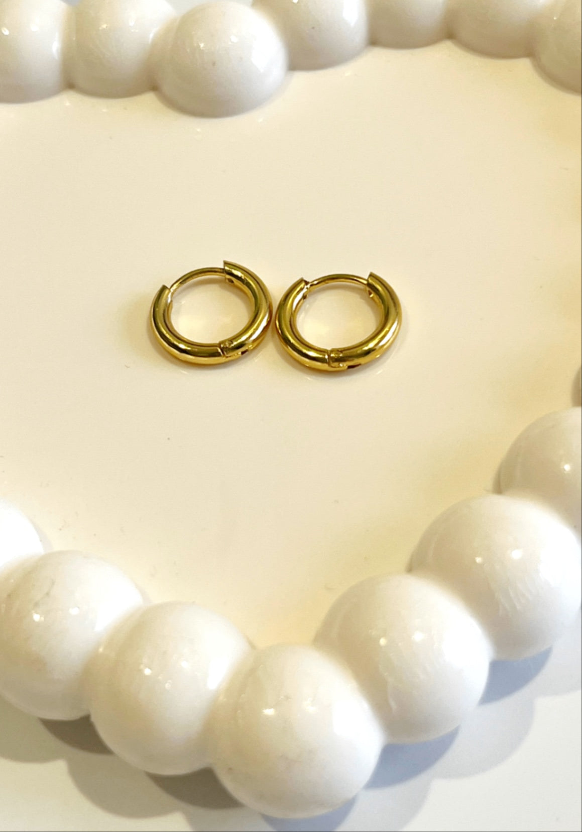Chic Loop 18K Gold Plated Earrings