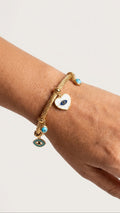 The Charms 18K Gold Plated Bracelet