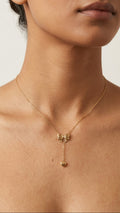 Coquette bow 18K Gold plated Necklace
