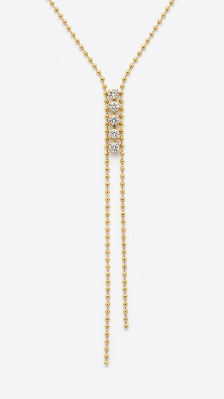 Opaline 18k Gold Plated Necklace