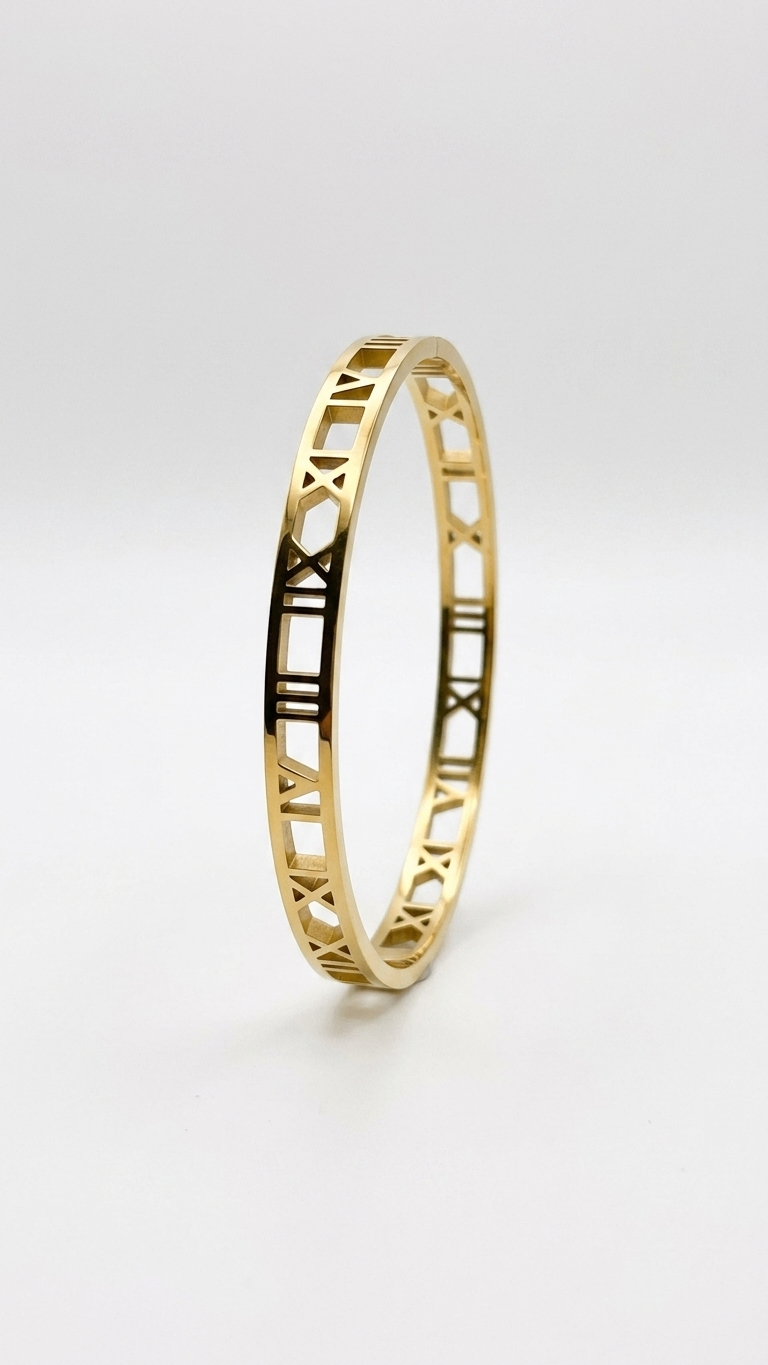 Roman Chic 18K Gold Plated Kadha Bracelet