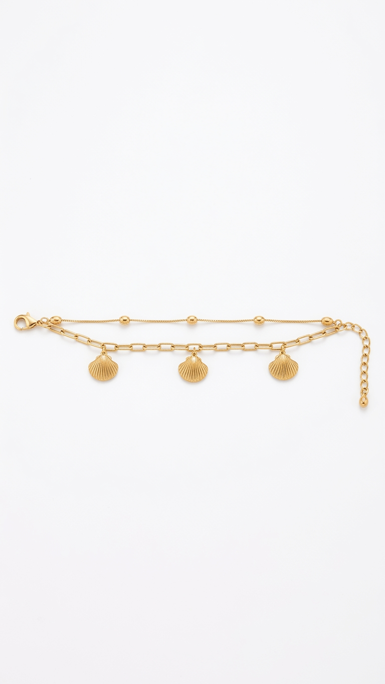 Summervibe threads 18K Gold Plated Bracelet