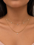 Liora Duo 18K Gold plated Necklace
