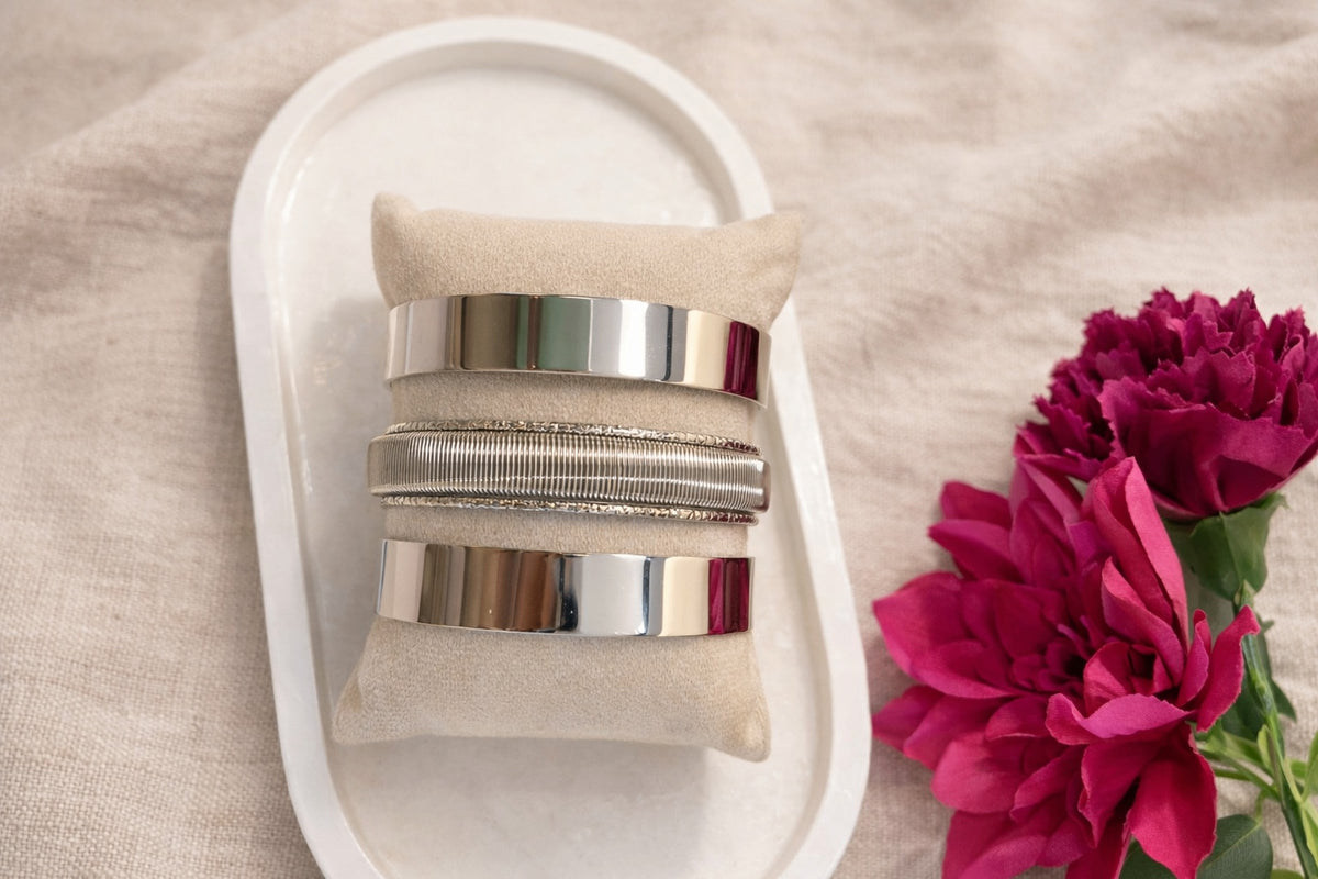 Grit & Glam Silver Bracelet
