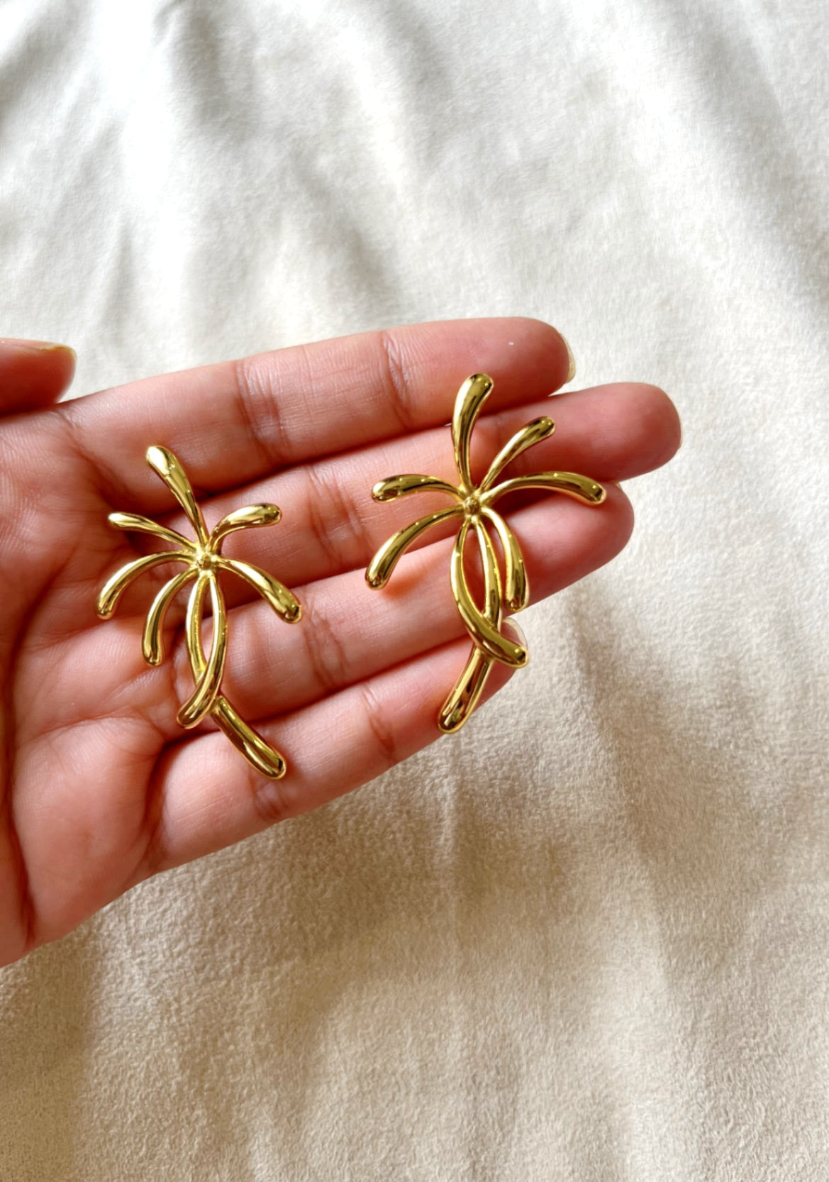 Tropical 18K Gold Plated earrings
