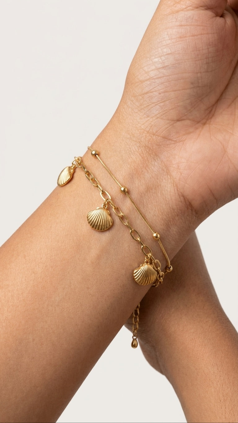 Summervibe threads 18K Gold Plated Bracelet