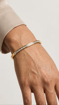Luminous Stone Wrap 18K Gold Plated Kadha Bracelet