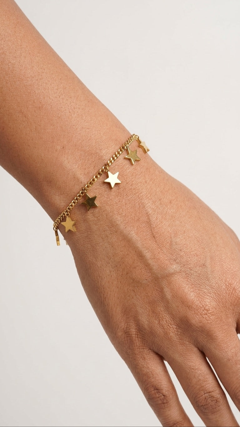 Starlight 18K Gold Plated Bracelet