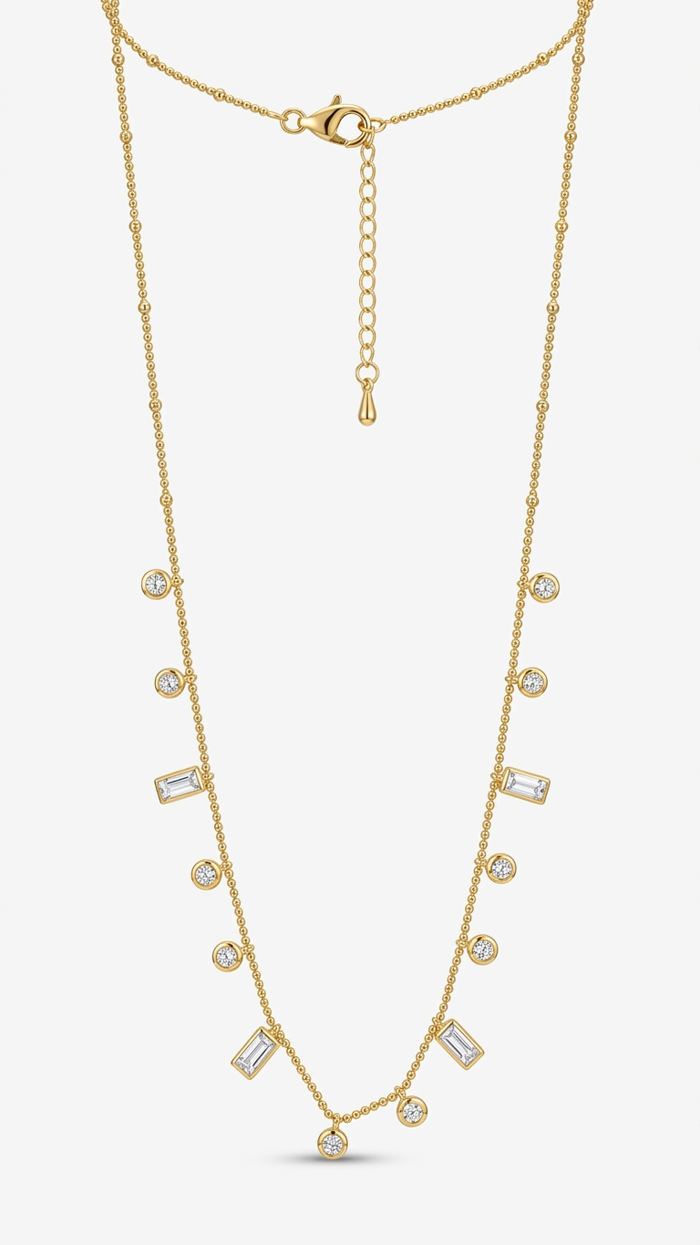 Alba 18k gold plated necklace (1 piece left)