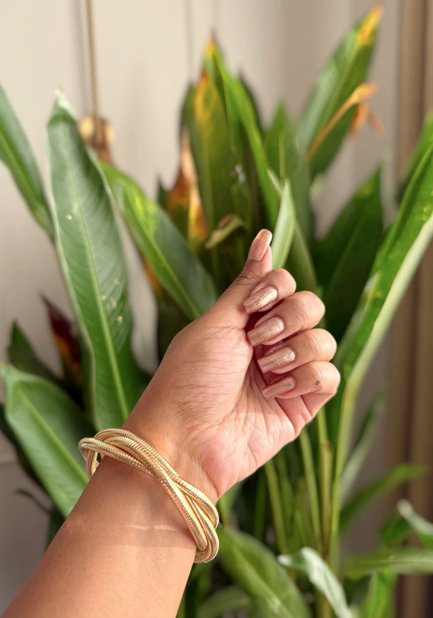 Solstice Twist 18K Gold Plated Bracelet
