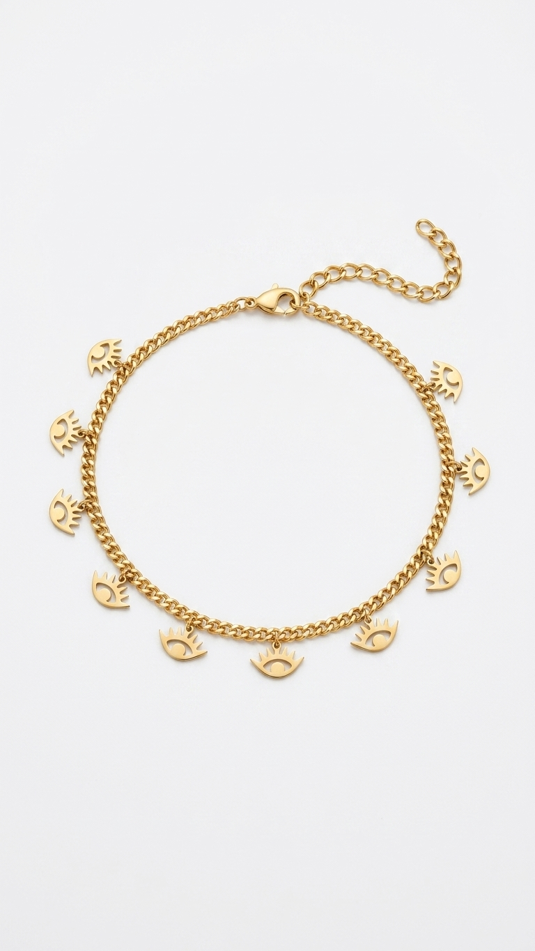 Mystic Eye 18K Gold Plated Bracelet