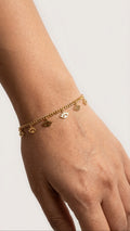 Mystic Eye 18K Gold Plated Bracelet
