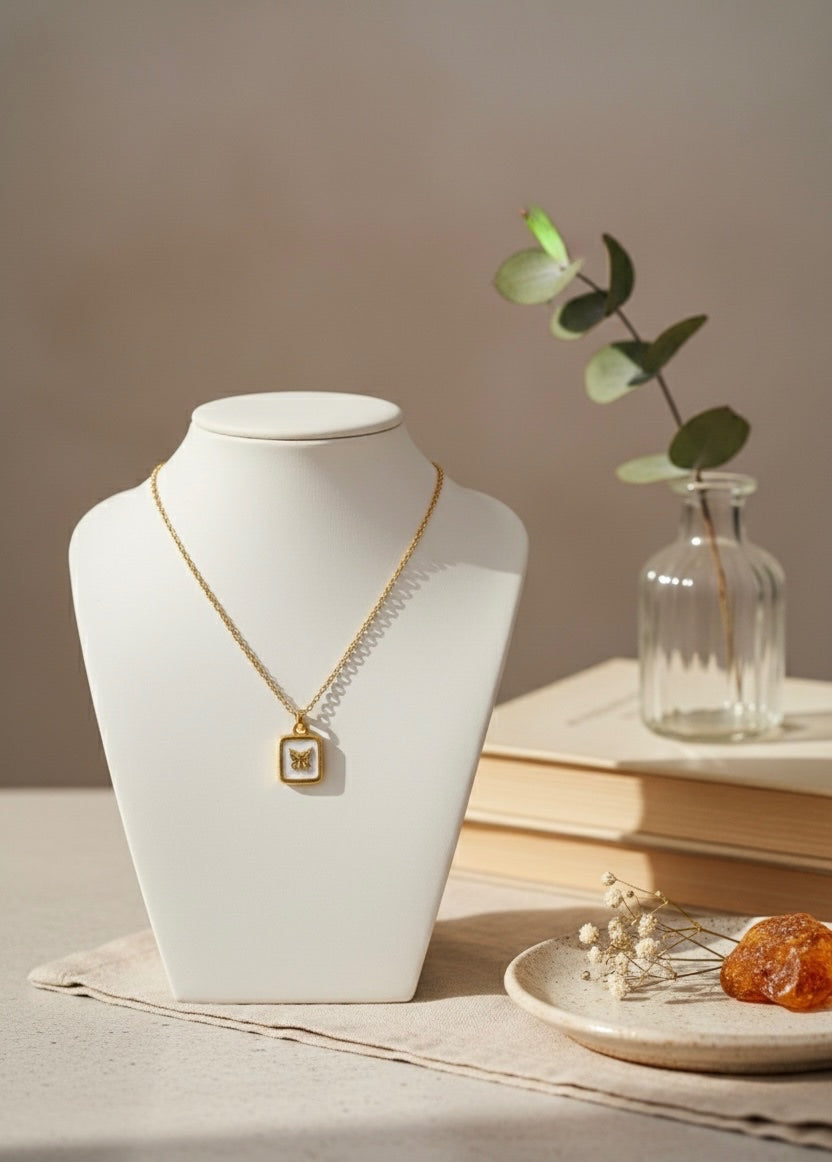 Butterfly 18k gold plated Necklace