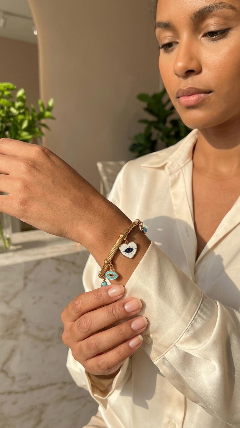The Charms 18K Gold Plated Bracelet