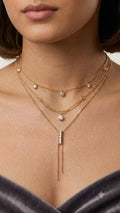 3 Tier Stella Necklace set 18K Gold Plated
