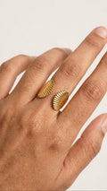 Sea Shell Ring 18K Gold Plated