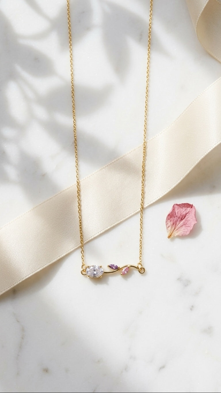 The Tulip 18k gold plated Necklace