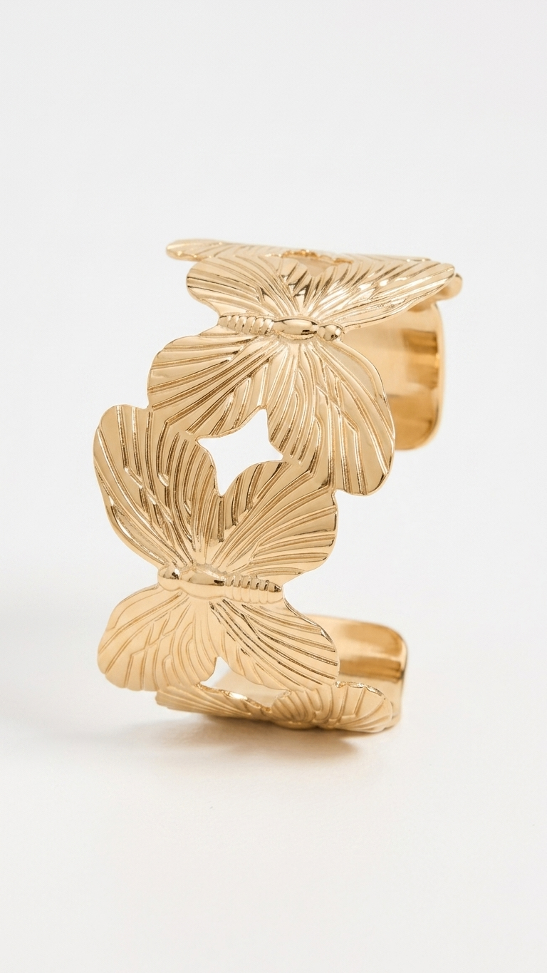 Butterfly 18K Gold Plated Bracelet