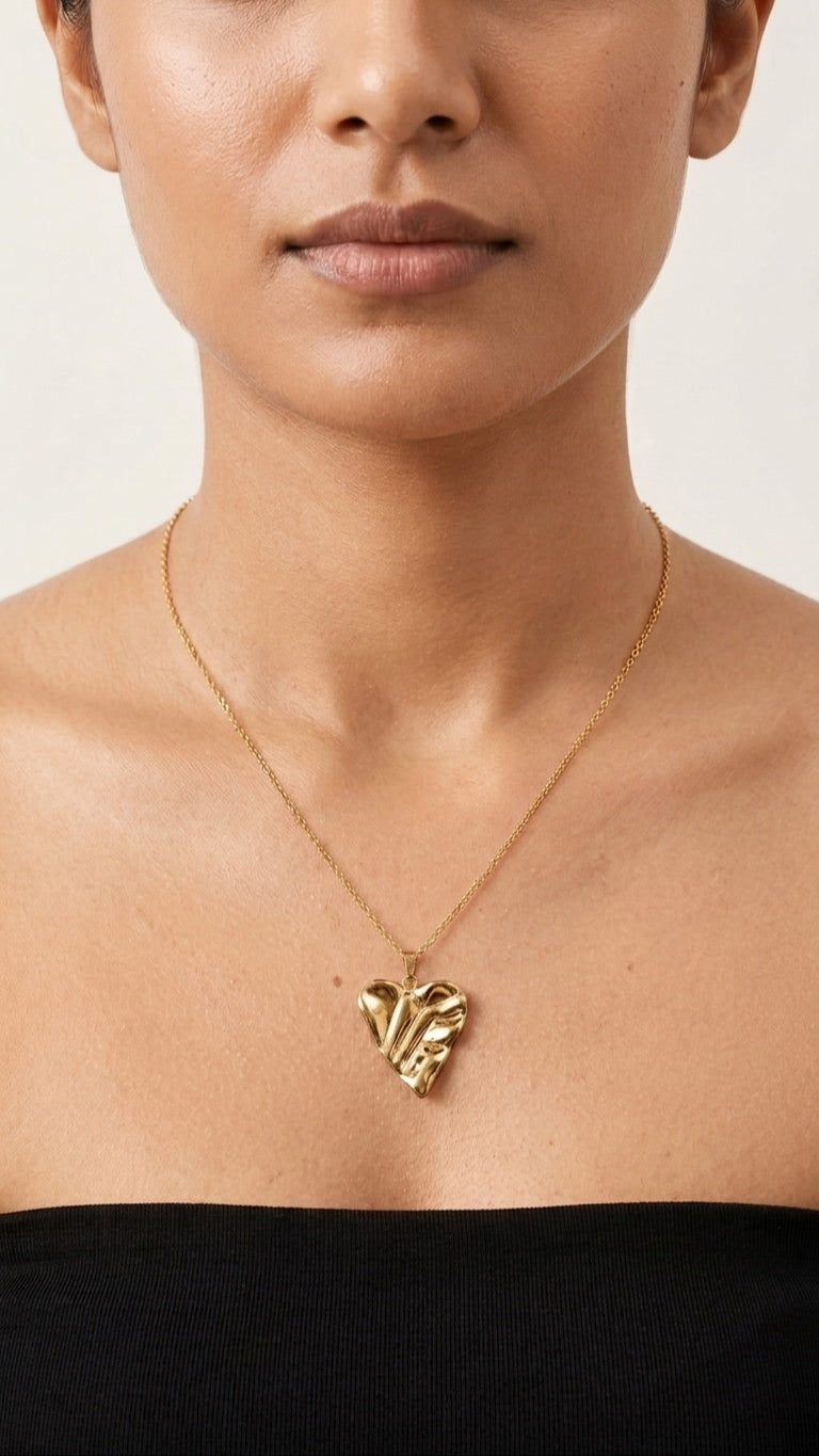 Artistry Heart 18K Gold palted Necklace