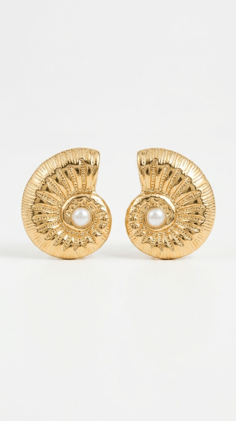Amona 18K Gold Plated Earring