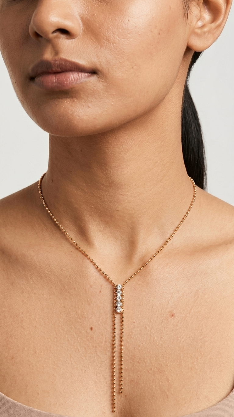 Opaline 18k Gold Plated Necklace