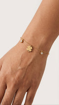Clover chain 18K Gold Plated Bracelet