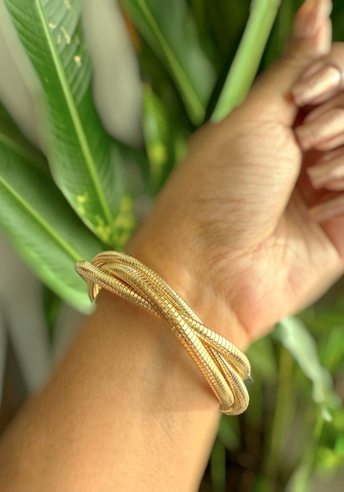 Solstice Twist 18K Gold Plated Bracelet