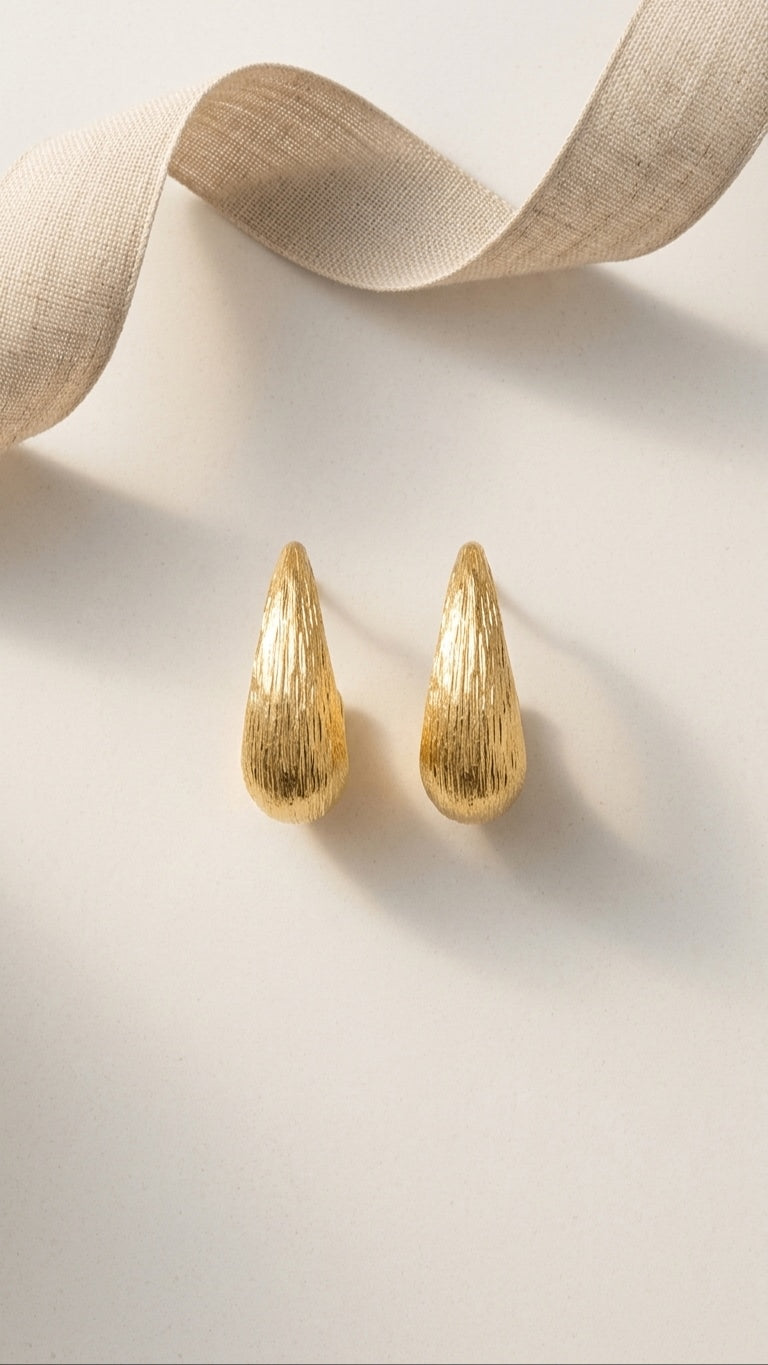 Bold Hoop 18K Gold Plated Earrings