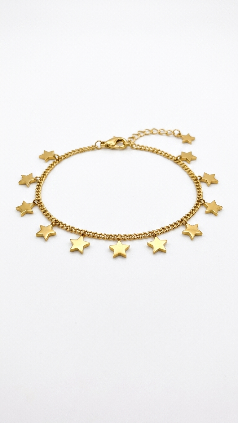 Starlight 18K Gold Plated Bracelet