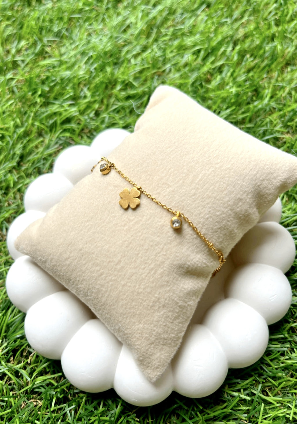 Clover chain 18K Gold Plated Bracelet