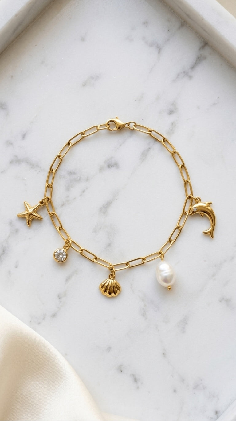 Beach bliss 18K Gold Plated Bracelet