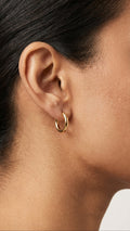 Chic Loop 18K Gold Plated Earrings