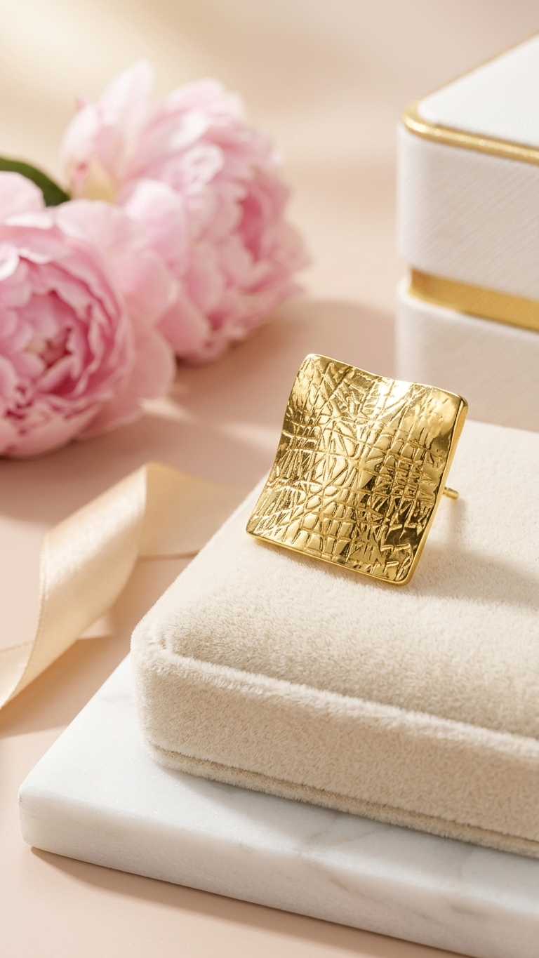 Abstract Charm 18K Gold plated Earrings